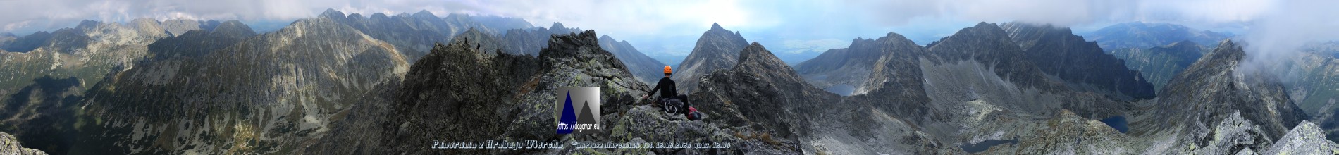 panorama z Hrubego Wierchu